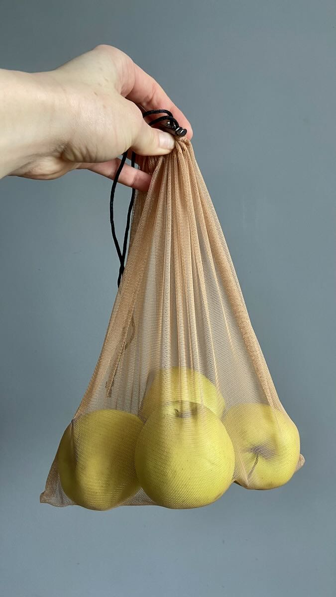 Торбинка-сіточка бежева