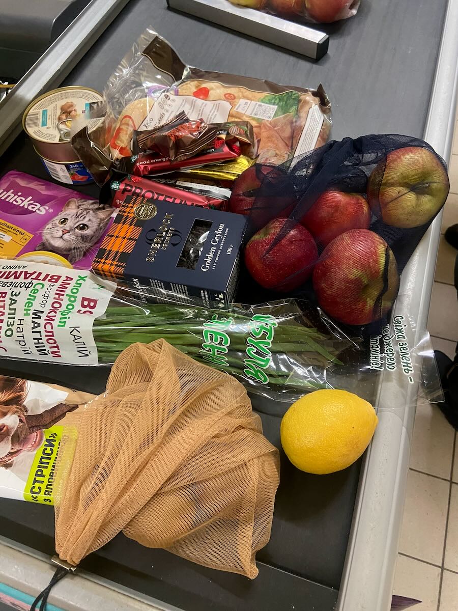 Торбинка-сіточка бежева