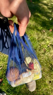 Fruit mesh, reusable shopper