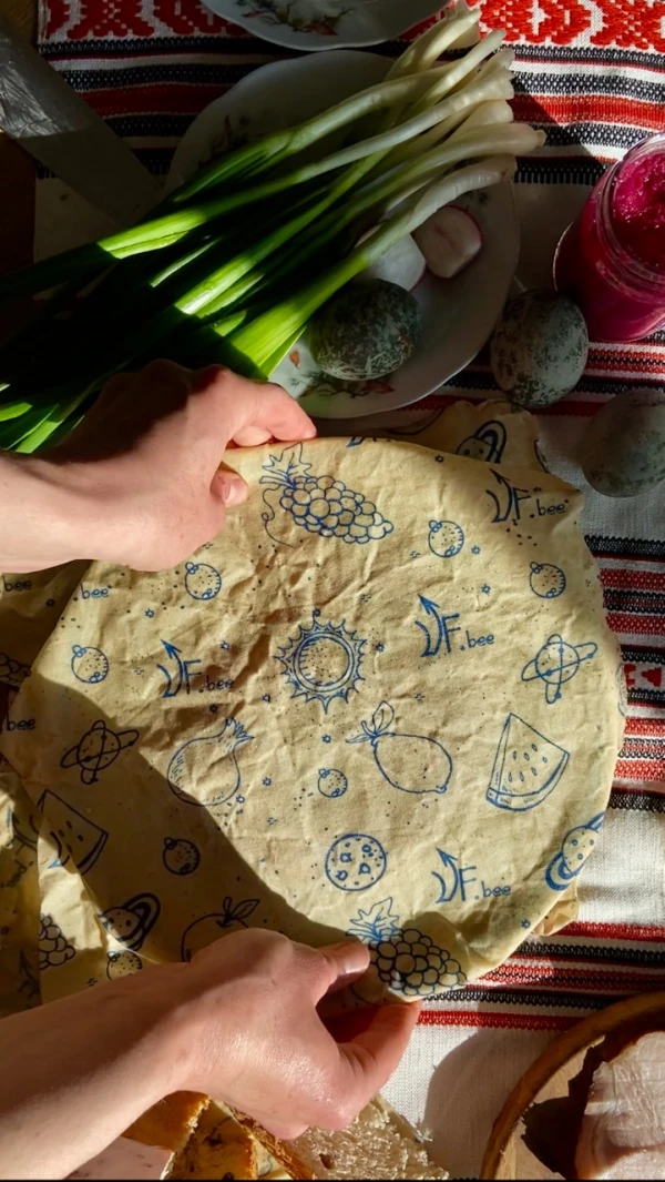 Large Beeswax Wrap (35x35 cm)